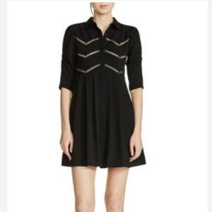 NEVER WORN - MAJE Ratila Dress Black